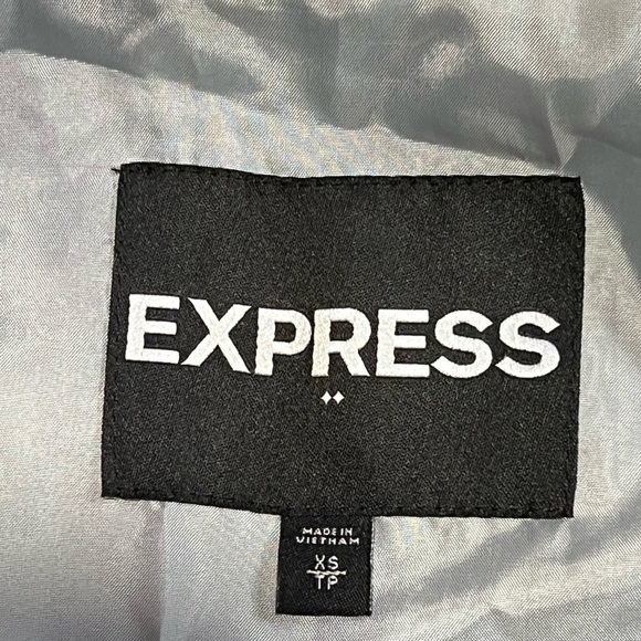 Express Men's Blue Hooded Track Jacket Size X Small - Picture 7 of 14